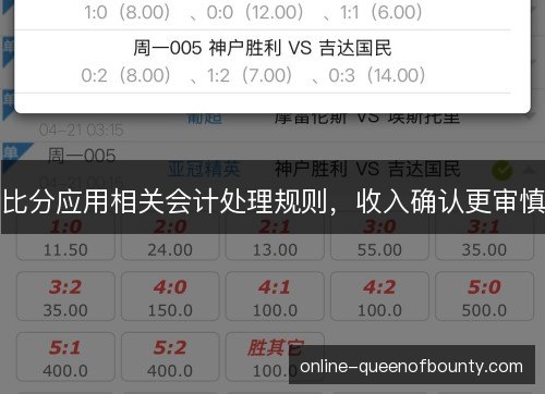 比分应用相关会计处理规则，收入确认更审慎